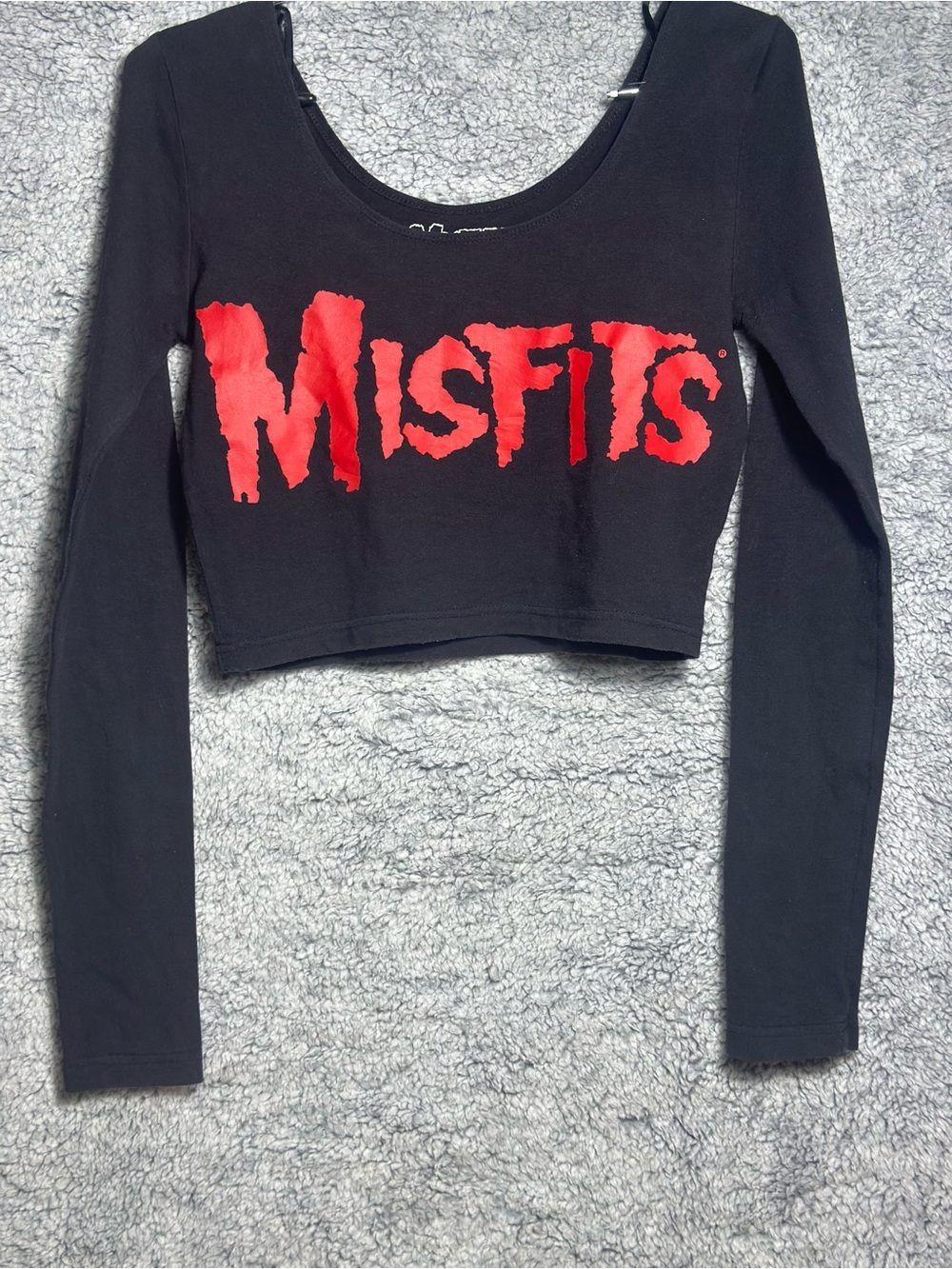 Vintage 2013 Misfits Long Sleeve Crop Top (Forever 21 Collaboration) 🖤
